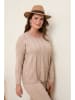 Curvy Lady Pullover in Hellbraun