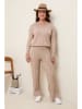 Curvy Lady Broek lichtbruin