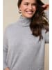Curvy Lady Rollkragenpullover in Grau