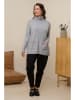 Curvy Lady Rollkragenpullover in Grau