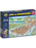 Jumbo 2000tlg. Puzzle "Jan van Haasteren - Ab in den Pool" - ab 12 Jahren