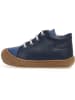 Naturino Leder-Lauflernschuhe "Cocoon" in Dunkelblau/ Blau