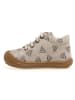 Naturino Skórzane sneakersy "Cocoon" w kolorze szarobrązowym