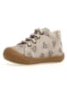 Naturino Skórzane sneakersy "Cocoon" w kolorze szarobrązowym