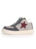 Naturino Leren sneakers "Hess" grijs/antraciet