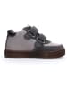 Naturino Leder-Sneakers "Hess" in Anthrazit/ Grau