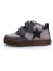 Naturino Leder-Sneakers "Hess" in Anthrazit/ Grau