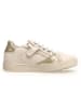 Naturino Leren sneakers "Quar" beige/goudkleurig