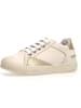 Naturino Leren sneakers "Quar" beige/goudkleurig
