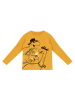 Denokids 2-delige outfit "Cool Dinos" geel/antraciet