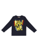 Denokids 2-delige outfit "Rawr" donkerblauw/grijs