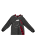 Denokids Bluza "Checked Dino" w kolorze antracytowym