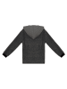 Denokids Bluza "Checked Dino" w kolorze antracytowym