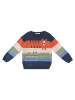 Denokids Sweter "Animals" w kolorze granatowym