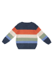 Denokids Sweter "Animals" w kolorze granatowym