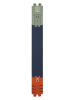 Denokids Sjaal "Tiger Croco" donkerblauw