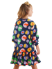 Denokids Kleid "Flowers Girl" in Dunkelblau