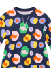 Denokids Jurk "Flowers Girl" donkerblauw