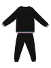 Denokids 2-delige outfit "Rock Unicorn" zwart