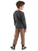 Denokids 2tlg. Outfit "Doberman" in Anthrazit/ Braun