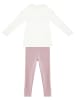 Denokids 2tlg. Outfit "Flowery Bunny" in Weiß/ Rosa