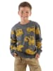 Denokids Sweter "Construction Tools" w kolorze antracytowym