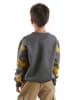 Denokids Sweter "Construction Tools" w kolorze antracytowym