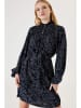Garcia Kleid in Dunkelblau/ Schwarz