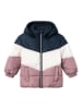name it Winterjacke "Mille" in Dunkelblau/ Rosa/ Weiß