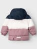 name it Winterjacke "Mille" in Dunkelblau/ Rosa/ Weiß