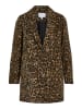 Vila Tussenmantel "Leopolina" camel/zwart