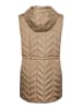 Pieces Steppweste "Jasmin" in Taupe