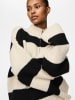 Pieces Pullover "Nalini" in Creme/ Schwarz