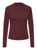 Pieces Longsleeve "Madison" in Bordeaux