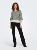 JDY Pullover "Rita" in Weiß/ Schwarz