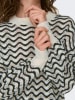 JDY Pullover "Rita" in Weiß/ Schwarz