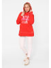 Zwillingsherz Hoodie "Good Energy Club" in Rot