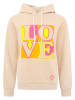 Zwillingsherz Bluza "Print Love" w kolorze beżowym