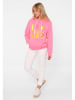 Zwillingsherz Hoodie "Print Love" in Pink