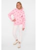Zwillingsherz Bluza "Hearts" w kolorze jasnoróżowym