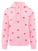 Zwillingsherz Hoodie "Hearts" lichtroze