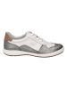 Josef Seibel Leren sneakers wit/zilverkleurig