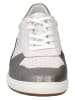 Josef Seibel Leren sneakers wit/zilverkleurig