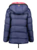 Geographical Norway Doorgestikte jas "Citernier" blauw/roze