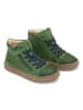 Bundgaard Leder-Sneakers "Rie Lace" in Grün