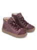 Bundgaard Leder-Sneakers "Rie Lace" in Lila