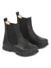 Bundgaard Leder-Chelsea-Boots "Natasja" in Schwarz