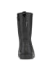 Bundgaard Leder-Winterstiefel "Selma II Lamb" in Schwarz