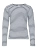 Vero Moda Girl Longsleeve donkerblauw/wit