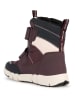 Geox Winterlaarzen "Flexyper" bordeaux/lichtroze